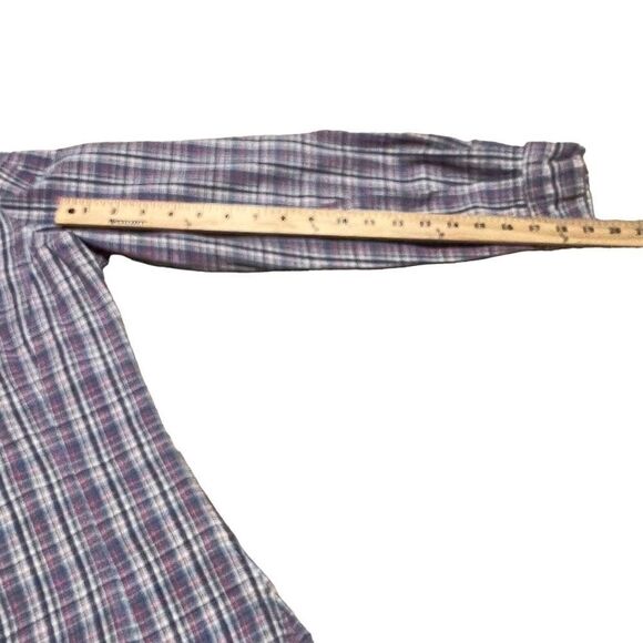 Carhartt Pink and Blue Plaid Flannel Shirt. Size Large. Great Condition!! - Picture 12 of 14